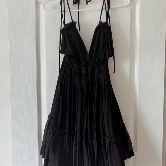 Backless Halter Miou Muse Mini Dress | The Latest Scoop | Size S Worn Once - Picture 2 of 3